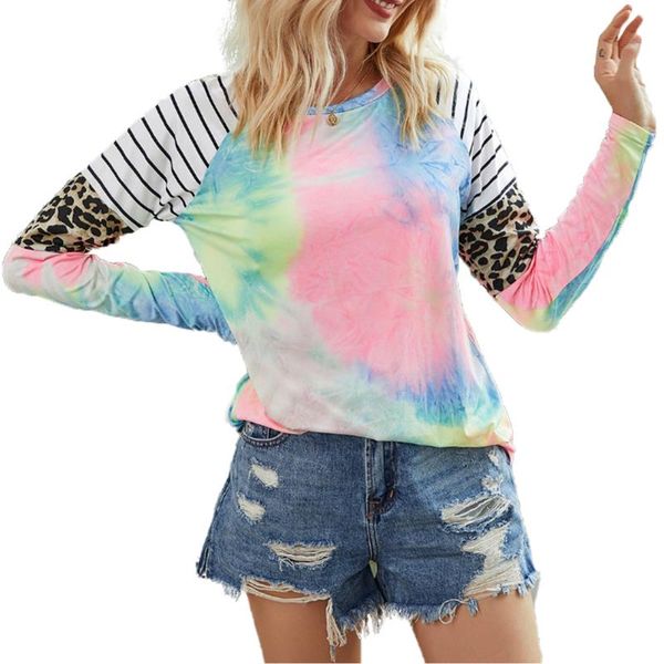 горячая продажа модницы повседневной tie dye рубашка нашивка leopard лоскутная длинные рукава туника футболка топы, Gray;blue
горячая продажа модницы повседневной tie dye рубашка нашивка leopard лоскутная длинные рукава туника футболка топы, Gray;blue
