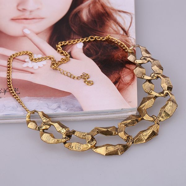 lzhlq vintage maxi thick metal chains necklaces fashion geometric irregular brand women sweater clavicle necklace accessories, Silver
lzhlq vintage maxi thick metal chains necklaces fashion geometric irregular brand women sweater clavicle necklace accessories, Silver