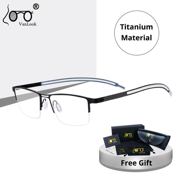 vanlook titanium glasses frames for men prescription glasses frame women eyewear frames for sight myopia frame, Black
vanlook titanium glasses frames for men prescription glasses frame women eyewear frames for sight myopia frame, Black