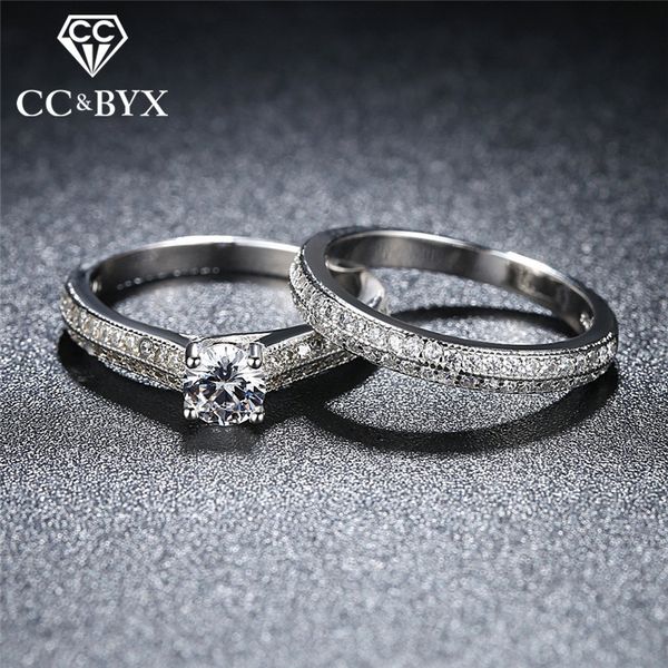lovers jewelry 925 silver rings for women bridal wedding engagement double couple simple set ring drop shipping 634, Golden;silver
lovers jewelry 925 silver rings for women bridal wedding engagement double couple simple set ring drop shipping 634, Golden;silver
