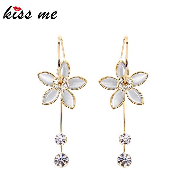 kissme elegant crystal multicolor opal flower drop earrings for women gifts gold color brass dangle earrings new fashion jewelry, Silver
kissme elegant crystal multicolor opal flower drop earrings for women gifts gold color brass dangle earrings new fashion jewelry, Silver