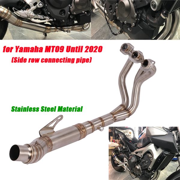 full exhaust system front middle pipe stainless steel link tail 51mm muffler system for mt09 mt-09 until 2020
full exhaust system front middle pipe stainless steel link tail 51mm muffler system for mt09 mt-09 until 2020