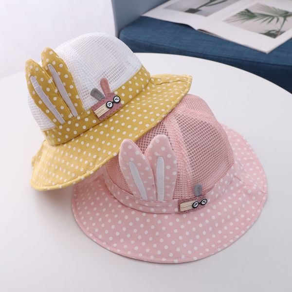 cloches summer breathable mesh hat for kids girls boys cute kwaii ear bucket chapeau korean fashion cap 1-3 years old
cloches summer breathable mesh hat for kids girls boys cute kwaii ear bucket chapeau korean fashion cap 1-3 years old
