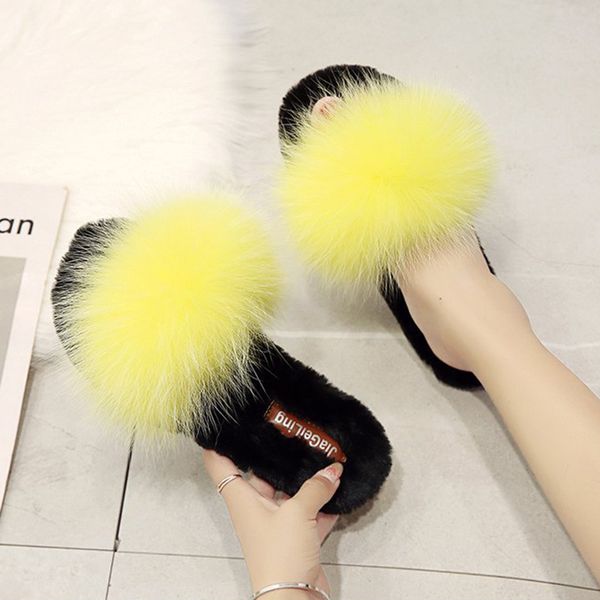 slippers real hair single band fur winter flat slip-on lazy casual slides women flip flops long feather korean wool, Black
slippers real hair single band fur winter flat slip-on lazy casual slides women flip flops long feather korean wool, Black