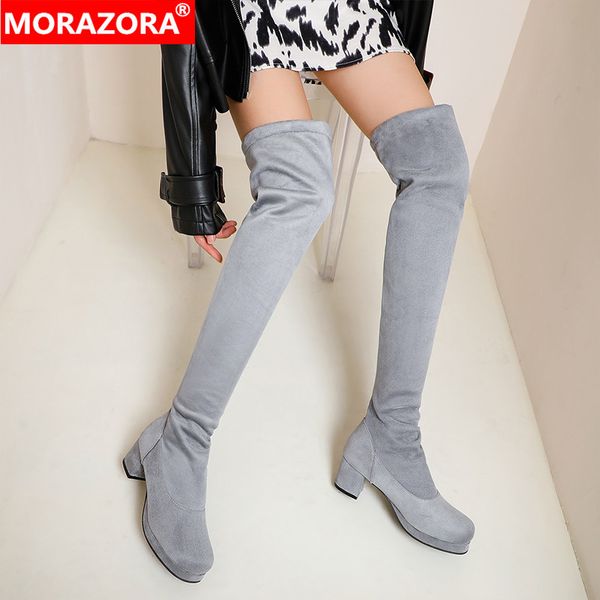 boots morazora 2021 women thick heels square toe solid color over the knee winter keep warm ladies shoes black gray
boots morazora 2021 women thick heels square toe solid color over the knee winter keep warm ladies shoes black gray