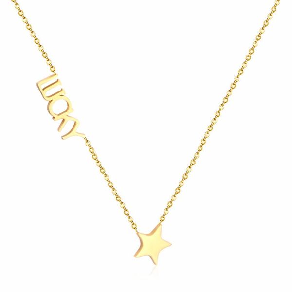 chokers luxukisskids 316l stainless steel choker chain gold necklaces star "lucky" women jewelry collares colar collier accesorios, Golden;silver
chokers luxukisskids 316l stainless steel choker chain gold necklaces star "lucky" women jewelry collares colar collier accesorios, Golden;silver