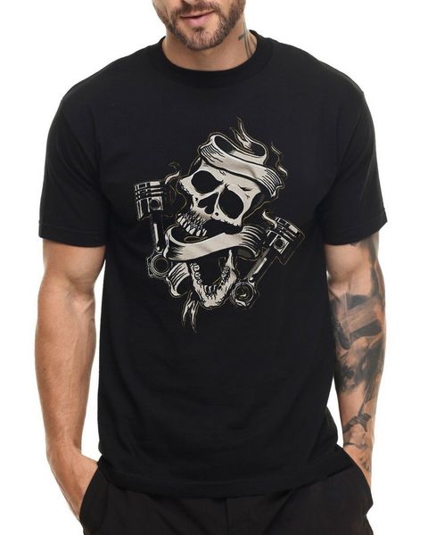 piston skull t-shirt petrolhead car cotton tee shirt funny
piston skull t-shirt petrolhead car cotton tee shirt funny