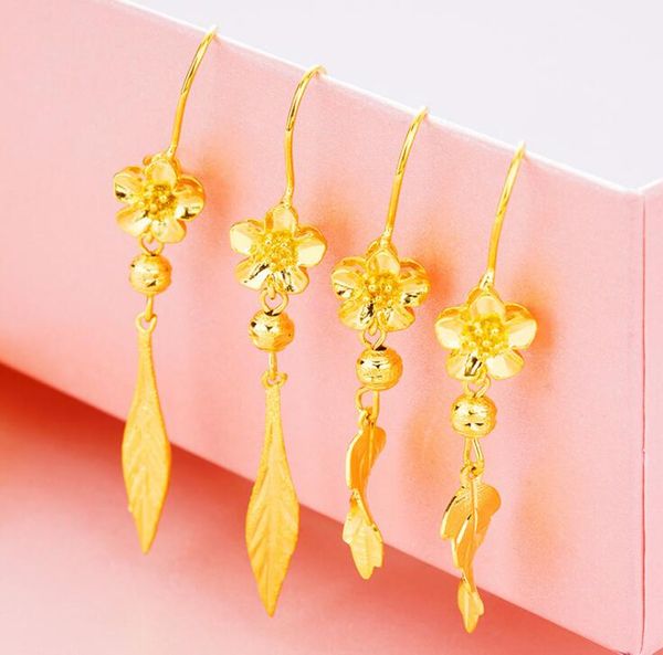 fashion woman gold earrings flower leaf dangle chandelier earrings 2 style selection plating gold colorfast tassel earrings, Silver
fashion woman gold earrings flower leaf dangle chandelier earrings 2 style selection plating gold colorfast tassel earrings, Silver