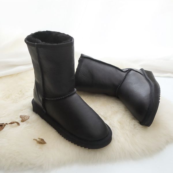 new australia classic women boots genuine sheepskin leather snow boots 100% natural fur winter waterproof women shoes, Black
new australia classic women boots genuine sheepskin leather snow boots 100% natural fur winter waterproof women shoes, Black