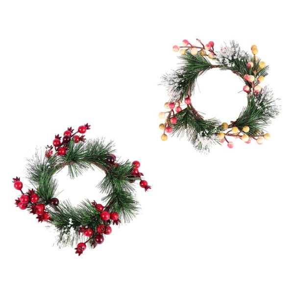 2pcs xmas garland decorative wreath party wreath adornment christmas adornment
2pcs xmas garland decorative wreath party wreath adornment christmas adornment