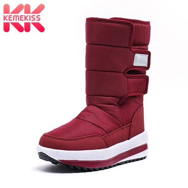 kemekiss plus size 36-41new snow boots women thick fur warm mid calf boots platform shoes ladies cotton waterproof winter, Black
kemekiss plus size 36-41new snow boots women thick fur warm mid calf boots platform shoes ladies cotton waterproof winter, Black