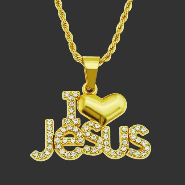 pendant necklaces fashion punk hip-hop women i love jesus crystal rhinestone chain necklace creative jewellery jewelry, Silver
pendant necklaces fashion punk hip-hop women i love jesus crystal rhinestone chain necklace creative jewellery jewelry, Silver