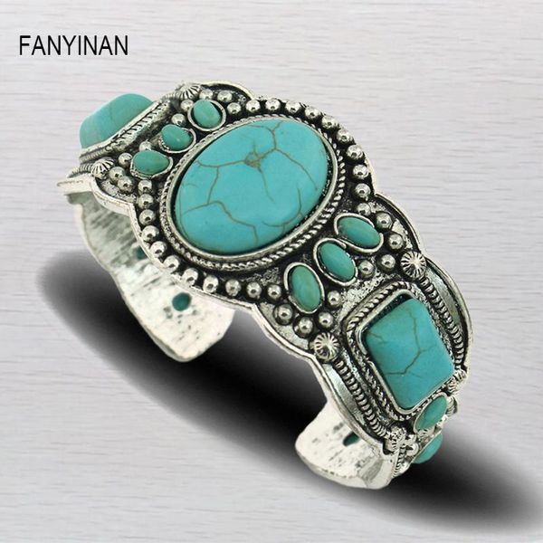 vintage antique silver color triple stone bracelets&bangles for women jewelry sport gift statement, Black
vintage antique silver color triple stone bracelets&bangles for women jewelry sport gift statement, Black
