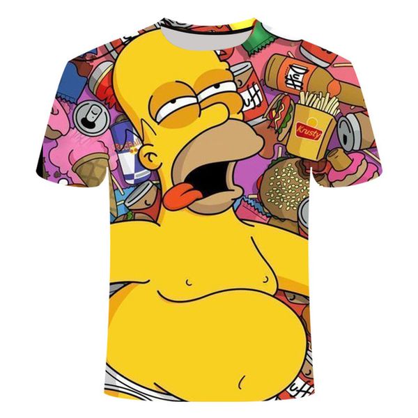 simpsons with round collar and summer camiseta sportswear gym 3d print shirts horror harajuku hentai men clothing
simpsons with round collar and summer camiseta sportswear gym 3d print shirts horror harajuku hentai men clothing