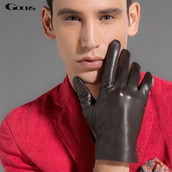 gours touch screen gloves winter fashion new driving men' genuine leather gloves goatskin black plus velvet warm gsm006 201019, Blue;gray
gours touch screen gloves winter fashion new driving men' genuine leather gloves goatskin black plus velvet warm gsm006 201019, Blue;gray