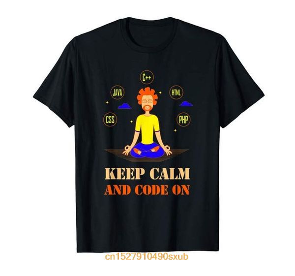 мужчины tshirt программист t shirt успокойся и код на дешевые рубашки женщины или прохладный смешные рубашки
мужчины tshirt программист t shirt успокойся и код на дешевые рубашки женщины или прохладный смешные рубашки