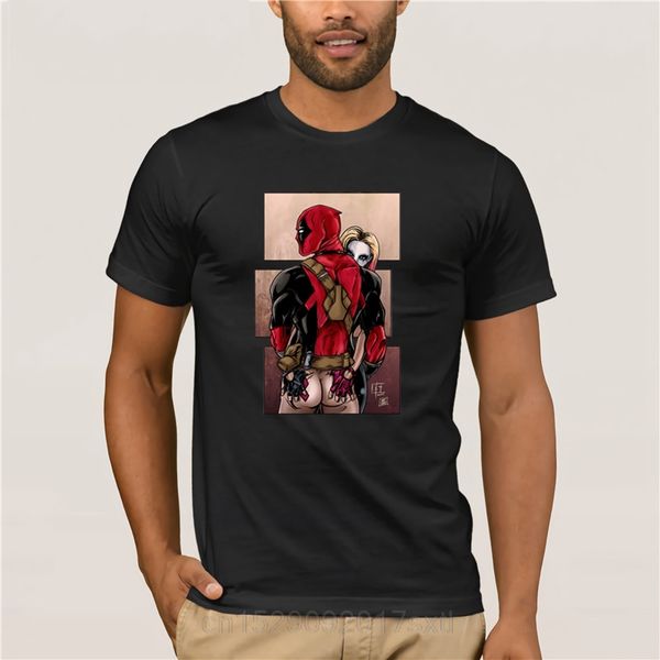 fashion summer t-shirt men's american comic badass deadpool fashion merc with quinn printed t-shirts
fashion summer t-shirt men's american comic badass deadpool fashion merc with quinn printed t-shirts