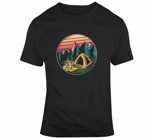 camping outdoors tent forest trees campfire mountains t-shirt size s-3xl for men printing apparel tee shirt
camping outdoors tent forest trees campfire mountains t-shirt size s-3xl for men printing apparel tee shirt