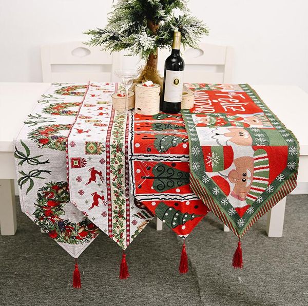 180 * 35см кисточкой скатерть xmas хлопок белье таблица флаг таблица runner рождественский фестиваль партии таблица украшения рабочего suppl 
180 * 35см кисточкой скатерть xmas хлопок белье таблица флаг таблица runner рождественский фестиваль партии таблица украшения рабочего suppl