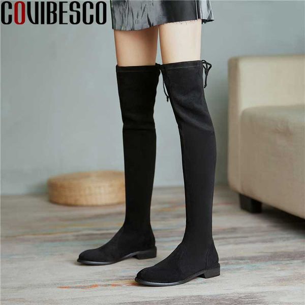 boots covibesco concise classic over-the-knee for women autumn winter low heels shoes woman cross-tied stretch tight high, Black
boots covibesco concise classic over-the-knee for women autumn winter low heels shoes woman cross-tied stretch tight high, Black
