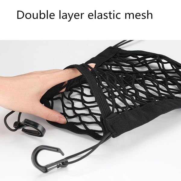 1x universal car organizer net mesh trunk goods storage seat back stowing tidying mesh in trunk bag network interior accessories
1x universal car organizer net mesh trunk goods storage seat back stowing tidying mesh in trunk bag network interior accessories