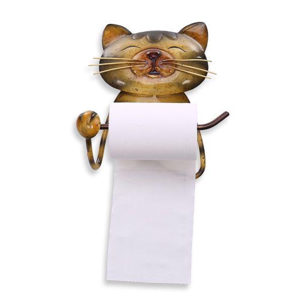 toilet paper holder cat shaped paper towel holder vintage cast iron toilet roll holder wc paper stand for bathroom accessories t200107
toilet paper holder cat shaped paper towel holder vintage cast iron toilet roll holder wc paper stand for bathroom accessories t200107