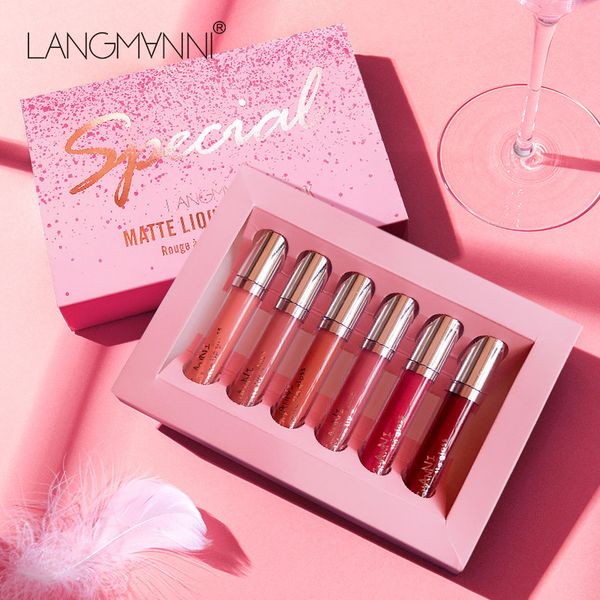 langmanni 6pcs matte lipstick set waterproof lipgloss red velvet lipstick non-stick cup long lasting matte lip makeup
langmanni 6pcs matte lipstick set waterproof lipgloss red velvet lipstick non-stick cup long lasting matte lip makeup