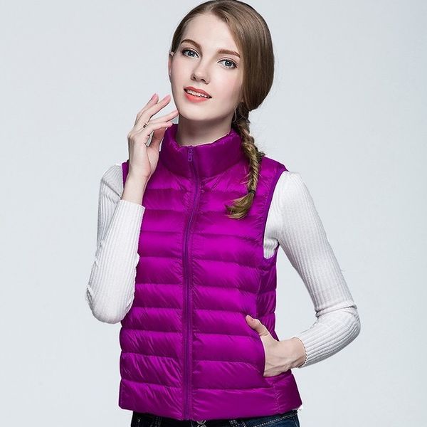 women's vests 2021 sleevless jacket female coat ultra light down vest women outwear slim waistcoat autumn winter gilet plus size, Black;white
women's vests 2021 sleevless jacket female coat ultra light down vest women outwear slim waistcoat autumn winter gilet plus size, Black;white