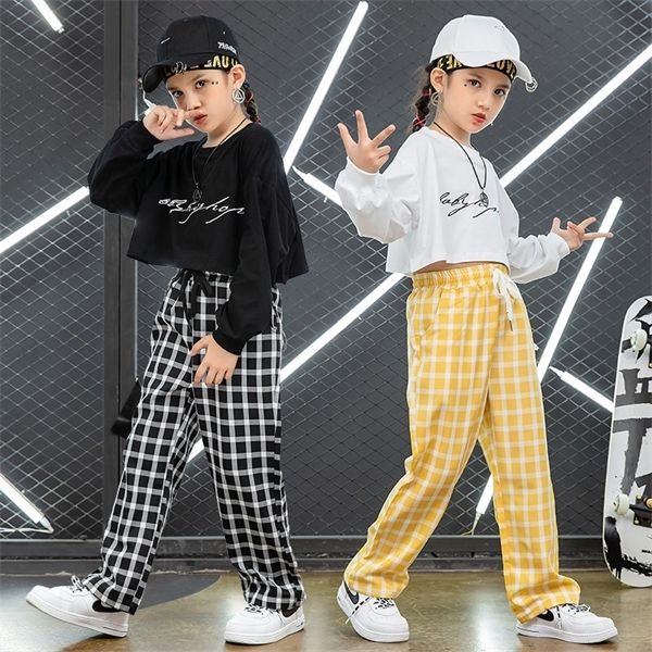 kids letter crop plaid cotton children sport suits dance costumes for girls teenage girl hip hop clothing 10 12 16 18 year 0927, White
kids letter crop plaid cotton children sport suits dance costumes for girls teenage girl hip hop clothing 10 12 16 18 year 0927, White