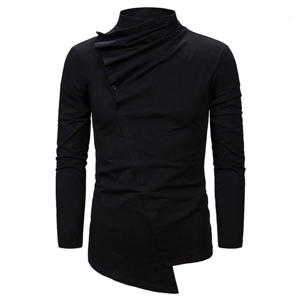 irregular tees male autumn mens stacked neck panelled tshirt long sleeve slim fit, White;black
irregular tees male autumn mens stacked neck panelled tshirt long sleeve slim fit, White;black