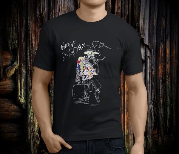 new dr gonzo fear and loathing mens black t-shirt size s-3xl