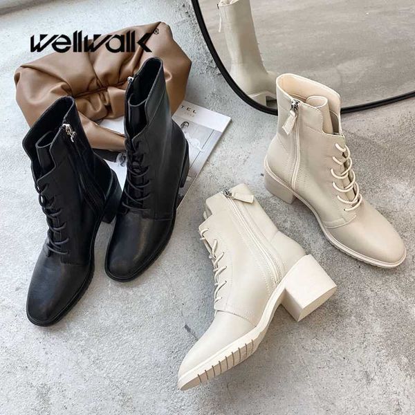block heel ankle boots women winter shoes pointed toe women's boots leather pu female lace up woman 2020 brand, Black
block heel ankle boots women winter shoes pointed toe women's boots leather pu female lace up woman 2020 brand, Black