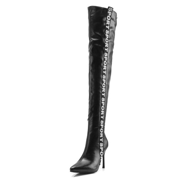 wind autumn/winter 2020 new foreign trade stilettos ultra-high 43 yards knee-high boots with pointed 32-18104, Black
wind autumn/winter 2020 new foreign trade stilettos ultra-high 43 yards knee-high boots with pointed 32-18104, Black
