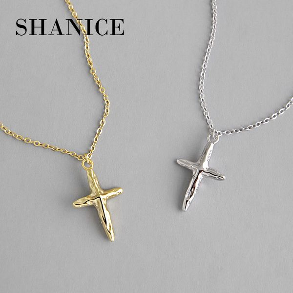 shanice korean s925 sterling silver necklace ins minimalist irregular concave surface cross pendant clavicle women chocker gift, Golden;silver
shanice korean s925 sterling silver necklace ins minimalist irregular concave surface cross pendant clavicle women chocker gift, Golden;silver