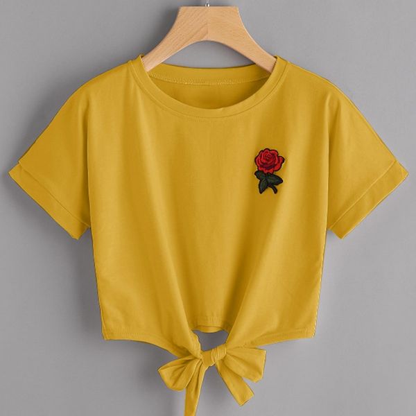 fashion summer kawaii embroidery rose print t shirts women short sleeve tees casual female blace t-shirt lace up, White
fashion summer kawaii embroidery rose print t shirts women short sleeve tees casual female blace t-shirt lace up, White