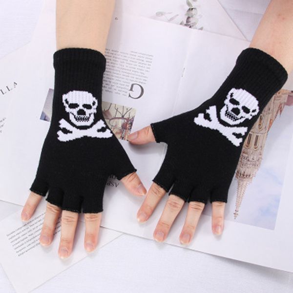 black skull driving gloves women winter christmas half finger touch screen mittens fingerless warm typing knitted gloves k2, Blue;gray
black skull driving gloves women winter christmas half finger touch screen mittens fingerless warm typing knitted gloves k2, Blue;gray