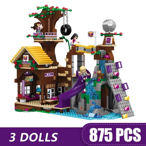 875pcs small building blocks toys compatible with legoe the adventure camp of tree house gift for girls boys children diy
875pcs small building blocks toys compatible with legoe the adventure camp of tree house gift for girls boys children diy