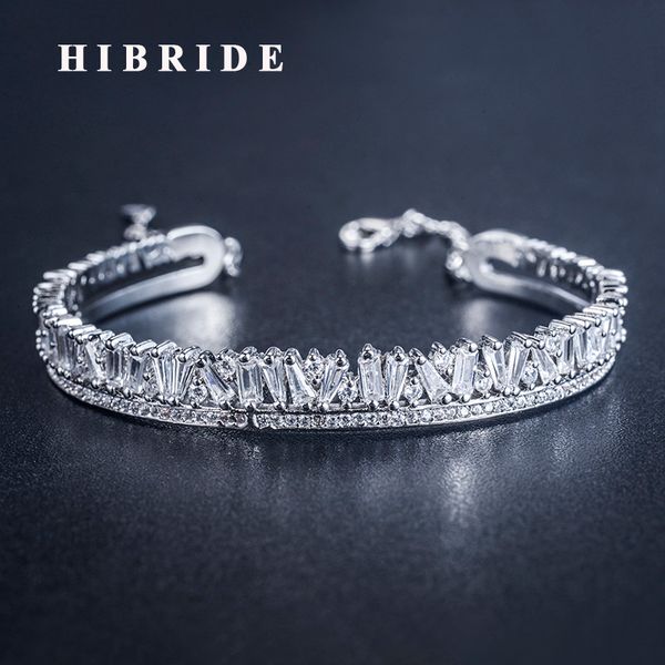 bangle hibride luxury design brilliant cubic zirconia baguette &bracelets jewelry link chain adjustable size bracelets b-132, Black
bangle hibride luxury design brilliant cubic zirconia baguette &bracelets jewelry link chain adjustable size bracelets b-132, Black