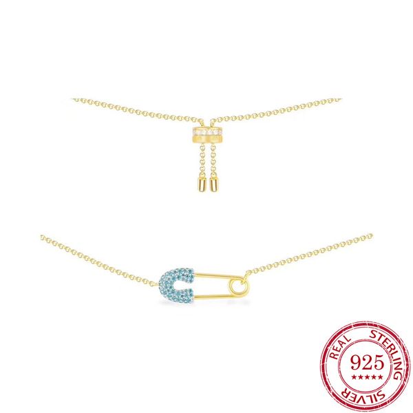 pendant necklaces pin necklace female personality paper clip s925 sterling silver color clavicle chain bracelet niche design
pendant necklaces pin necklace female personality paper clip s925 sterling silver color clavicle chain bracelet niche design