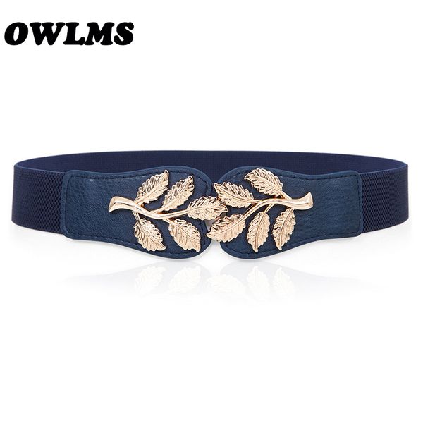 belts golden leaves buckle gold elastic waist seal korean fashion decorative belt women female wild strape cummerbund, Black;brown
belts golden leaves buckle gold elastic waist seal korean fashion decorative belt women female wild strape cummerbund, Black;brown
