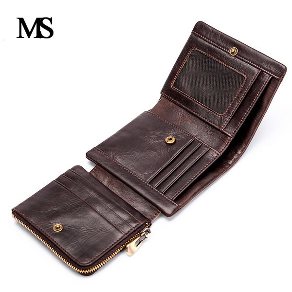 genuine ms men wallet leather short money bag male vintage crazy horse clutch wallets with zipper coin purse, Red;black
genuine ms men wallet leather short money bag male vintage crazy horse clutch wallets with zipper coin purse, Red;black
