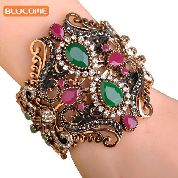 bangle blucome vintage big elastic resin bangles cuff bracelets hand accessories turkish wide for women sculpture wrist joyas, Black
bangle blucome vintage big elastic resin bangles cuff bracelets hand accessories turkish wide for women sculpture wrist joyas, Black