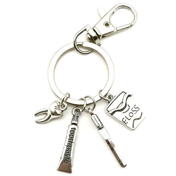 creative toothpaste pendant lobster keychain dental health expert mixed floss toothbrush woman car keyring jewelry gift souvenir, Silver
creative toothpaste pendant lobster keychain dental health expert mixed floss toothbrush woman car keyring jewelry gift souvenir, Silver
