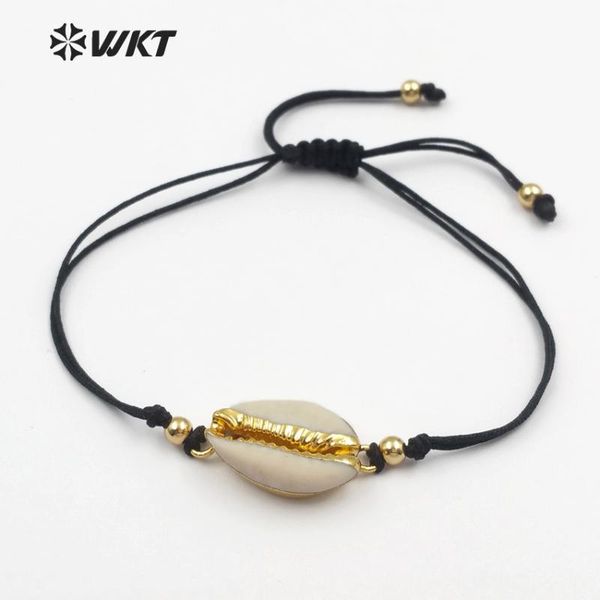 wt-b421 wholesale fashion design special cowrie shell bracelets adjustable jewelry naturalcowrie shell wrapped bracelets, Black
wt-b421 wholesale fashion design special cowrie shell bracelets adjustable jewelry naturalcowrie shell wrapped bracelets, Black