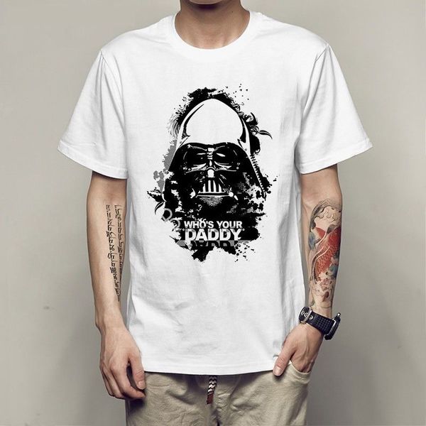 2019 new summer fashion men simple short-sleeved 100% cotton wars t-shirt who's your daddy darth vader tee shirt
2019 new summer fashion men simple short-sleeved 100% cotton wars t-shirt who's your daddy darth vader tee shirt
