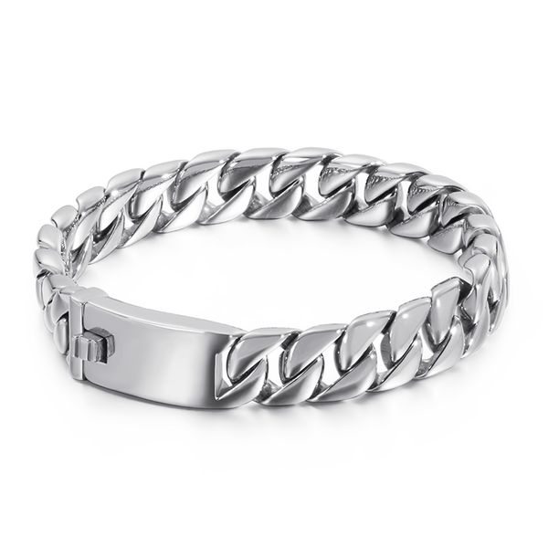 mens bike bracelet 316l stainless steel curb cuban link chain bracelets for men women gold silver color never faded 12mm 18-22cm, Black
mens bike bracelet 316l stainless steel curb cuban link chain bracelets for men women gold silver color never faded 12mm 18-22cm, Black