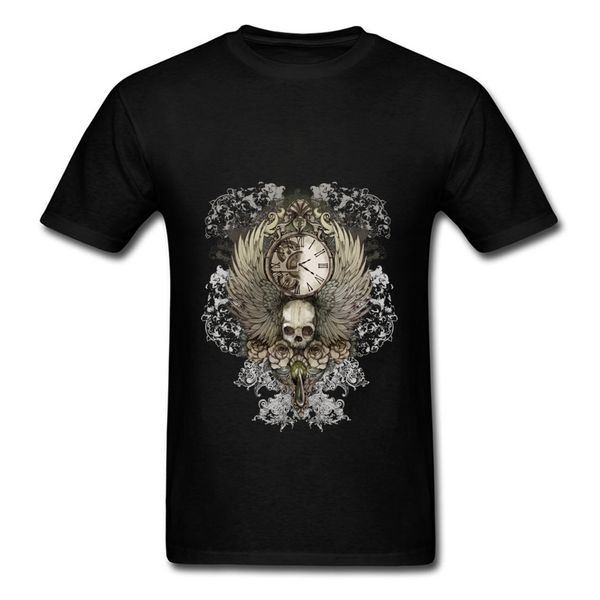 custom company team t-shirts 2018 faddish autumn short sleeve tees shirt 100% cotton mens skull clock t shirt drop shipping
custom company team t-shirts 2018 faddish autumn short sleeve tees shirt 100% cotton mens skull clock t shirt drop shipping