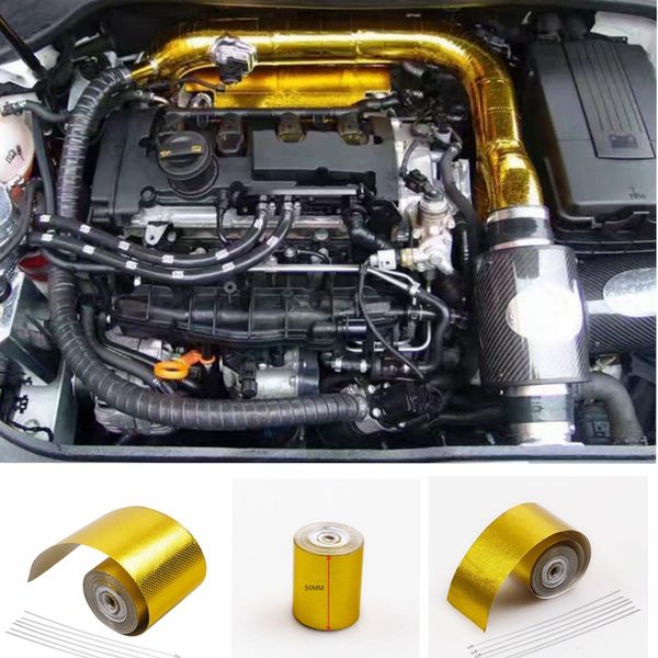 aluminum foil high temperature wrap tape reflective heat shield used to the surface of the car pipe and motorcycle exhaust pipe
aluminum foil high temperature wrap tape reflective heat shield used to the surface of the car pipe and motorcycle exhaust pipe