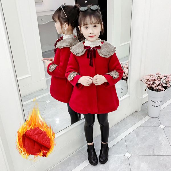 3color girls winter warm coats&jacket,children solid long sleeve wool coat,baby outwear for 3-8yrs, Blue;gray
3color girls winter warm coats&jacket,children solid long sleeve wool coat,baby outwear for 3-8yrs, Blue;gray