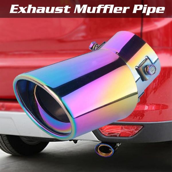 universal car exhaust muffler tip pipe chrome trim modified muffler rear tail throat
universal car exhaust muffler tip pipe chrome trim modified muffler rear tail throat